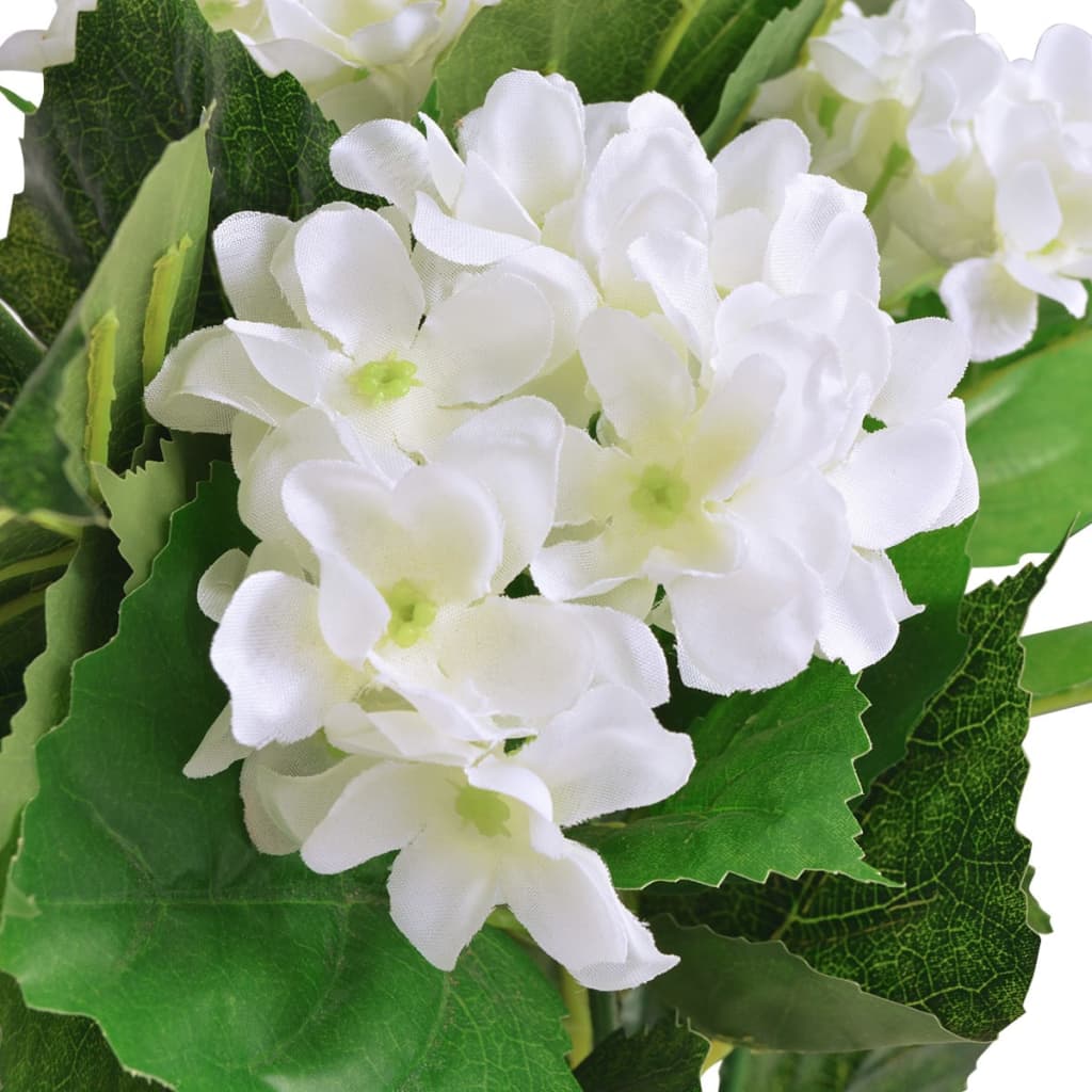 Konstväxt Hortensia med kruka 60 cm vit