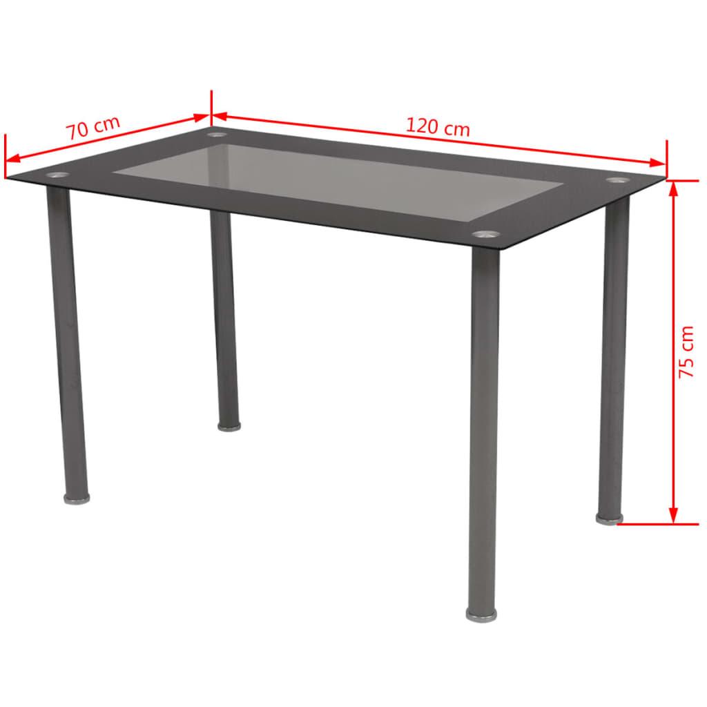 Matbord och stolar 5 delar vit - HQ5