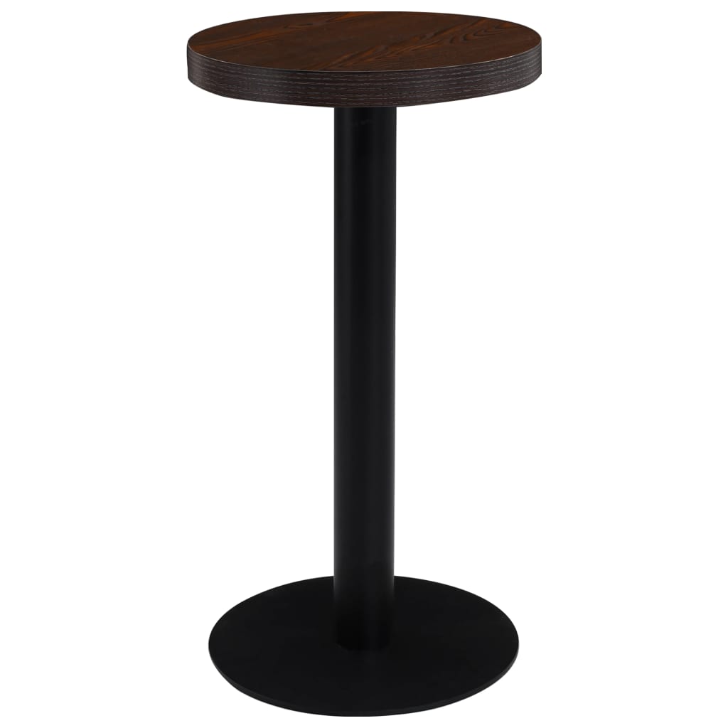 Bistrobord mörkbrun 40 cm MDF