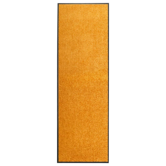 Dörrmatta tvättbar orange 60x180 cm