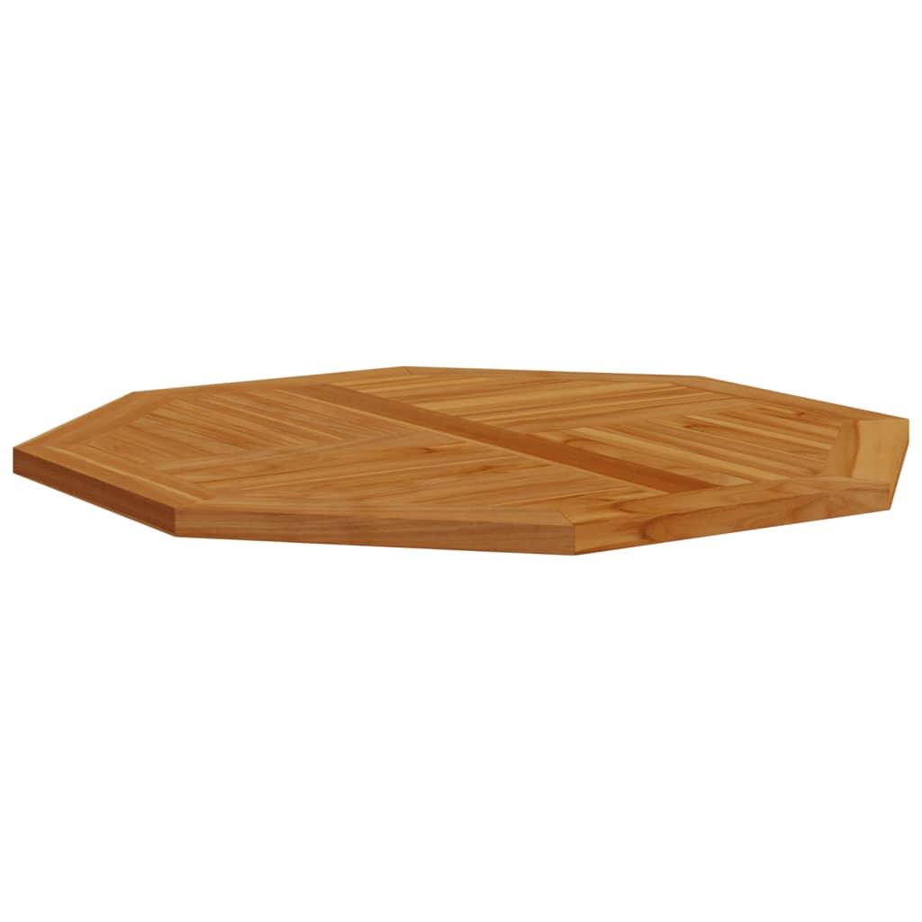 Bordsskiva 90x90x2,5 cm åttakantig massiv teak - HQ5