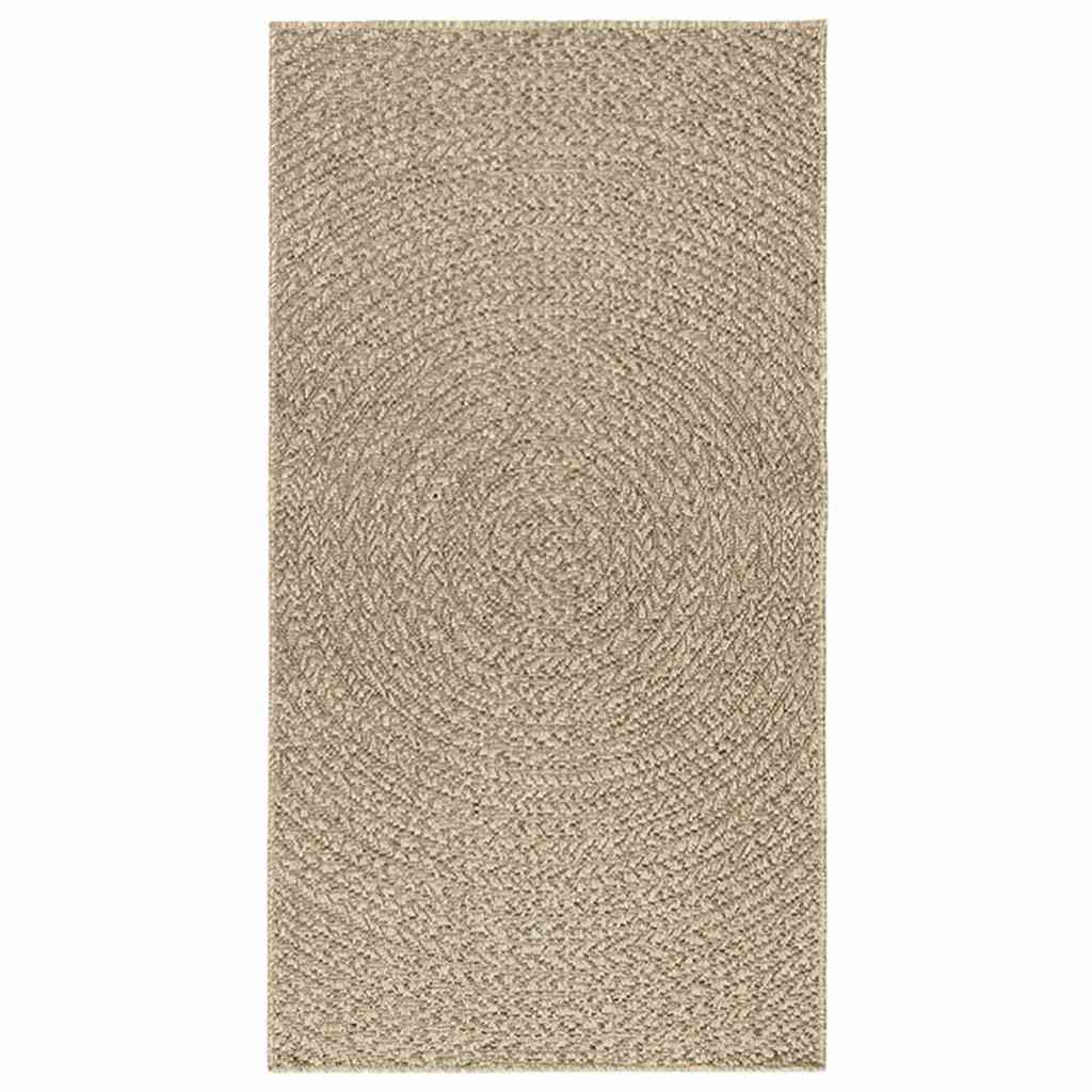 Matta ZIZUR beige 80x150 cm jutelook inomhus och utomhus