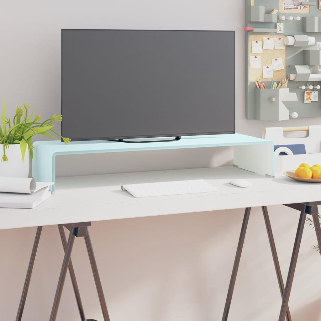 Tv/monitor-ställ glas grön 80x30x13 cm - HQ5